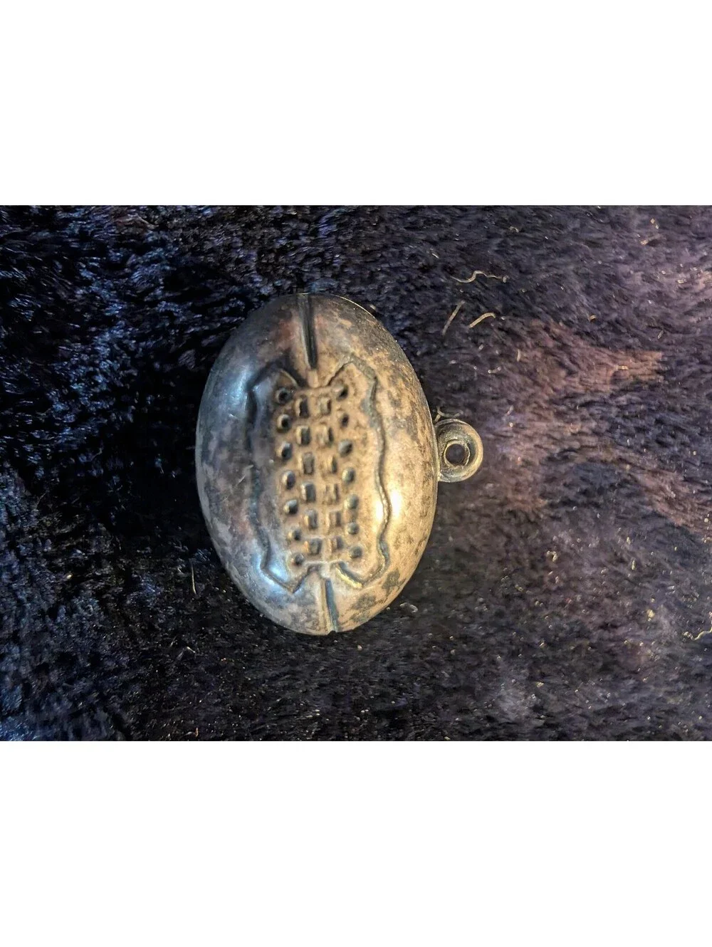 Vintage Sterling Silver Football Charm